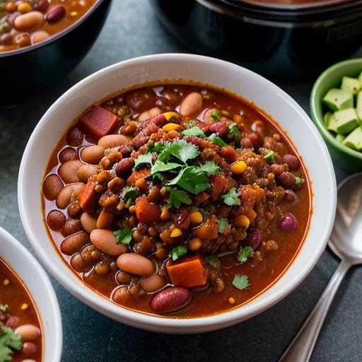 Slow Cooker Chili, Flavorful Recipes, Chilly Nights, Hearty Meals, Comforting Dinners