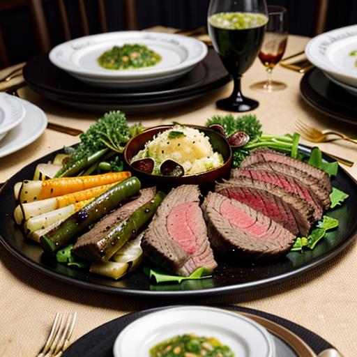 London Broil Sides, Traditional Side Dishes, Roasted Vegetables, Garlic Mashed Potatoes, Mixed Greens Salad