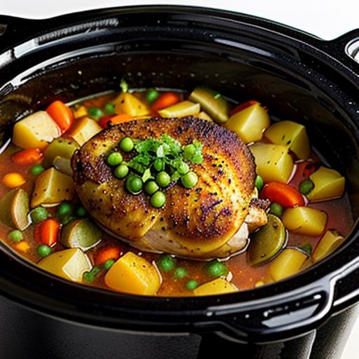 Crockpot Recipes, Chicken and Potatoes, Slow Cooked Meals, One-Pot Meals, Easy Cooking