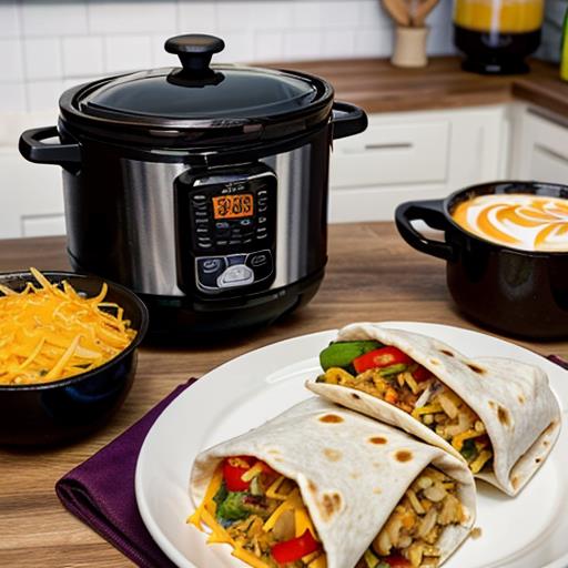 Chicken Fajita, Breakfast Burritos, Crockpot Recipe, Hearty Meal, Morning Breakfast