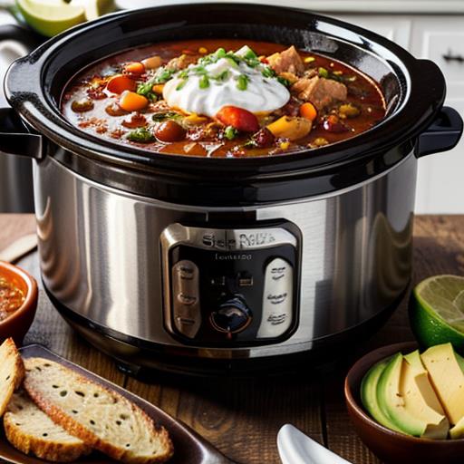 Chicken Slow Cooker Chili, Flavorful Twist, Crockpot Recipes, Unique Flavors, Comforting Meal