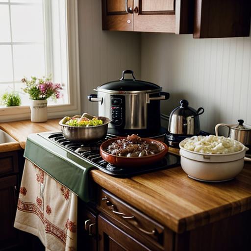 Classic beef stroganoff, Crockpot recipe, Timeless dish, Slow cooker meal, Comforting dinner