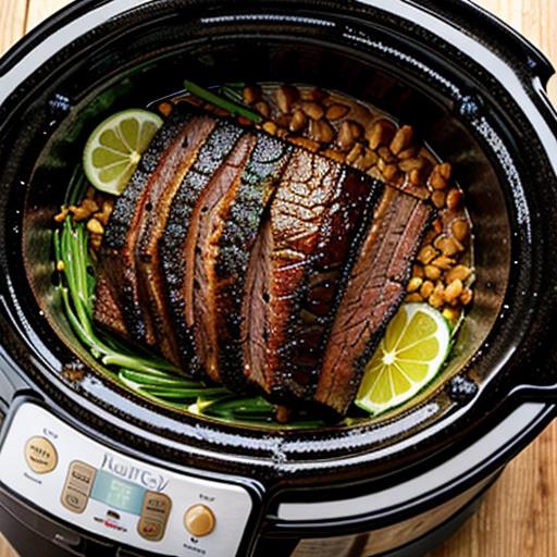 Cooking Brisket, Slow Cooker Recipe, Perfectly Cooked Brisket, Step-by-Step Guide, Tender Brisket