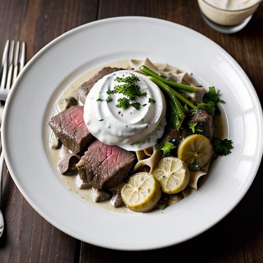 Beef Stroganoff, Creamy Texture, Sour Cream, Tangy Flavor, Comfort Food