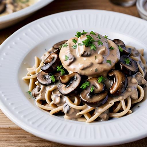 Creamy Mushroom, Beef Stroganoff, Decadent Twist, Classic Dish, Recipe