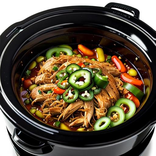 Pulled Chicken, Slow Cooker Recipes, Creative Twists, Flavorful Variations, Spicy Pulled Chicken