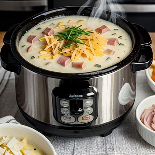 Crock Pot Recipe, Potato Soup, Ham, Comfort Food, Slow Cooker