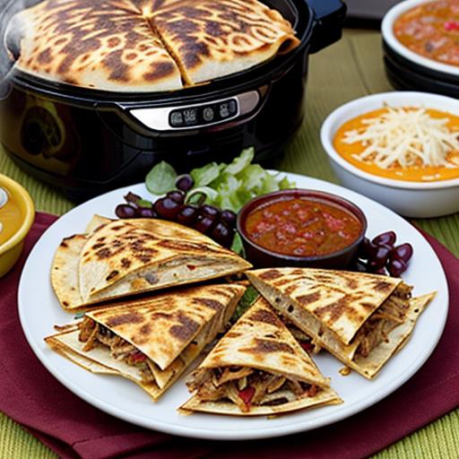 Crock Pot BBQ, Pulled Pork, Quesadillas Recipe, Crowd-Pleasing Appetizer, Easy Crockpot Recipe