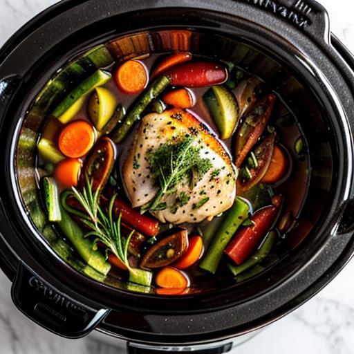 Crockpot Chicken, Healthy Meal, Nutritious Recipe, Easy Dinner, Wholesome Dish