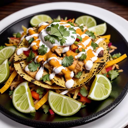 Chicken Fajita Nachos, Game Day Snack, Slow Cooker Recipe, Easy Appetizer, Crowd-pleaser