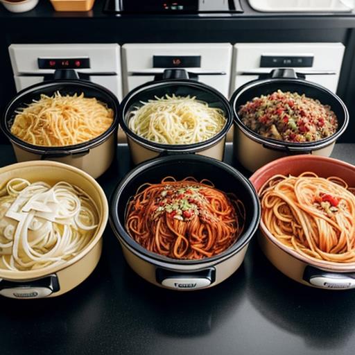 crock pot spaghetti, meal prep, weeknight dinners, easy recipe, time-saving meal prep