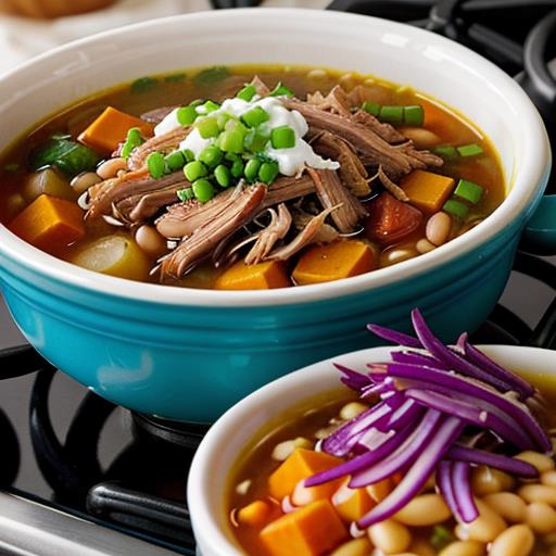 pulled pork soups, meal prep recipes, comforting meals, soup ideas, hearty flavors