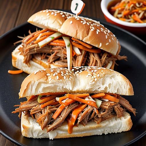 Pulled Pork Sandwich, BBQ, Topings, Flavor Explosion, Fusion Flavors