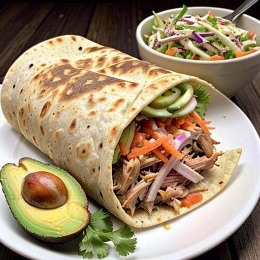 Pulled Pork, Side Wraps, Fresh Ideas, Portable Meals, Easy Recipes