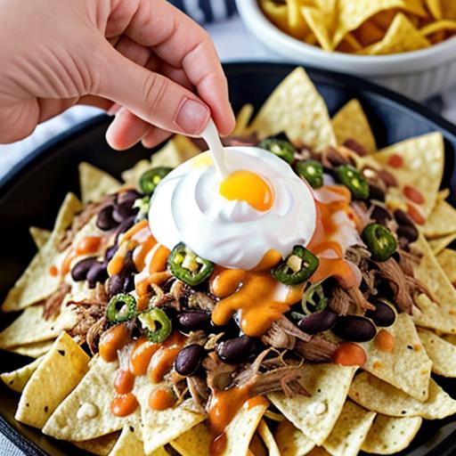 shredded pork, crock pot nachos, game day snacks, easy recipe, mouthwatering flavors