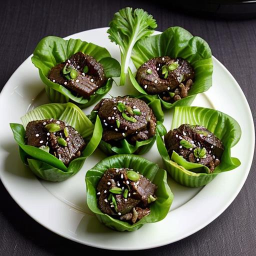 Slow Cooker Recipes, Mongolian Beef, Lettuce Cups, Flavorful Appetizer, Easy Appetizer