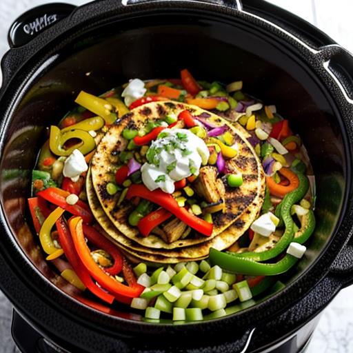 Chicken Fajita, Crockpot Recipe, Tex-Mex Dinner, Easy, Flavorful