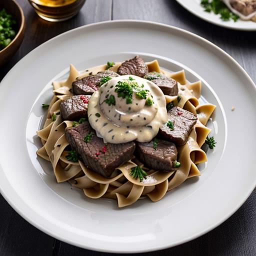 Beef Stroganoff, Gourmet Twist, Masterchef Recipe, Unique Ingredients, Gourmet Beef