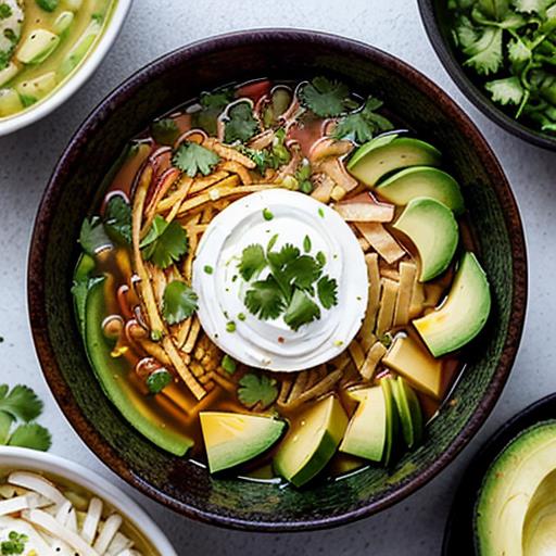 Chicken Tortilla Soup, Perfect Garnishes, Elevating Meal, Creative Garnish Ideas, Culinary Masterpiece