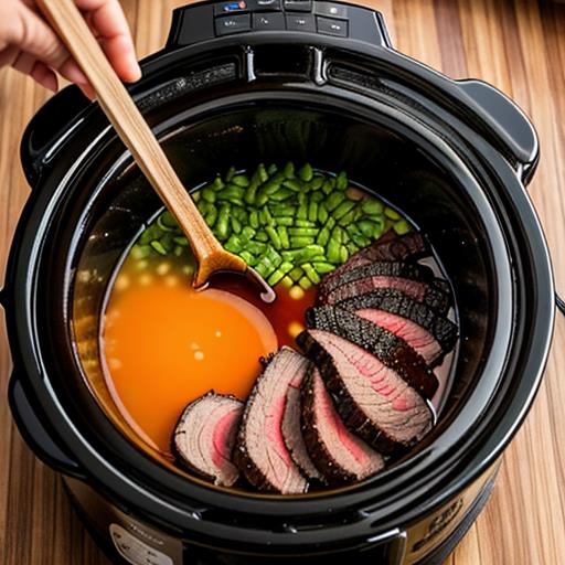 Brisket cooking, Slow cooking techniques, Crockpot recipes, Flavorful liquids, Tenderizing brisket