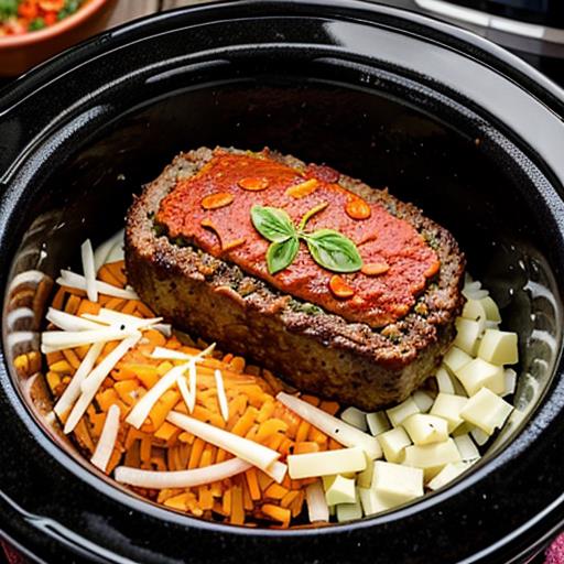 Crockpot meatloaf, Flavor variations, Unique ingredients, Different toppings, Creative cooking