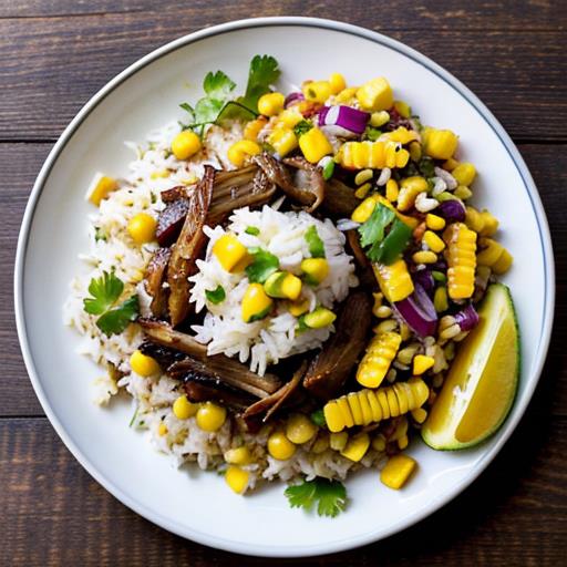 Pulled Pork, Rice Dishes, Flavorful, Fragrant, Side Dish