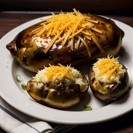 BBQ Chicken, Stuffed Baked Potatoes, Slow Cooker Recipe, Flavorful Twist, Easy Dinner Idea