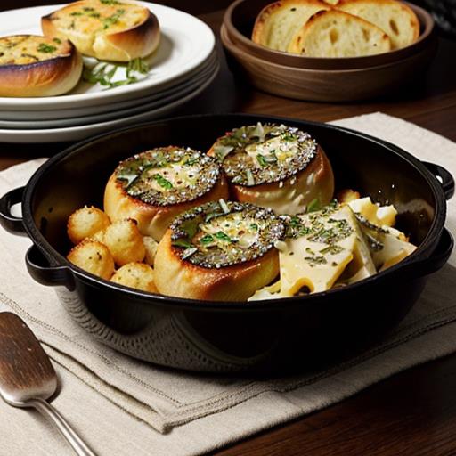 Garlic Bread Variations, London Broil, Cheesy Garlic Bread, Spicy Garlic Bread, Herb-infused Garlic Bread