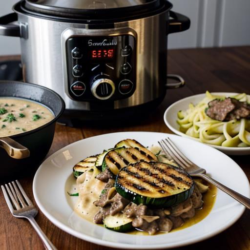 Grilled Zucchini, Beef Stroganoff, Crockpot Recipes, Gourmet Cooking, Culinary Creations