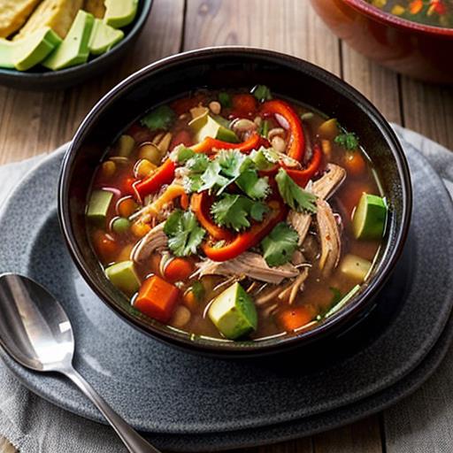 Chicken Fajita Soup, Slow Cooker Recipe, Hearty Dish, Easy Meal Prep, Flavorful Ingredients