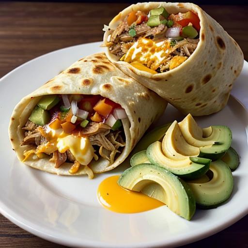 hearty breakfast, slow cooker recipe, pulled pork, breakfast burrito, morning meal