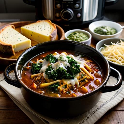 Slow Cooker Lasagna Soup, Nutritious Recipe, Kale, Comforting Meal, Easy Slow Cooker Recipe