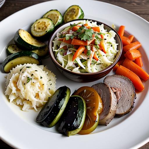 slow cooker pork loin, side dishes, sauces, serving suggestions, roasted vegetables