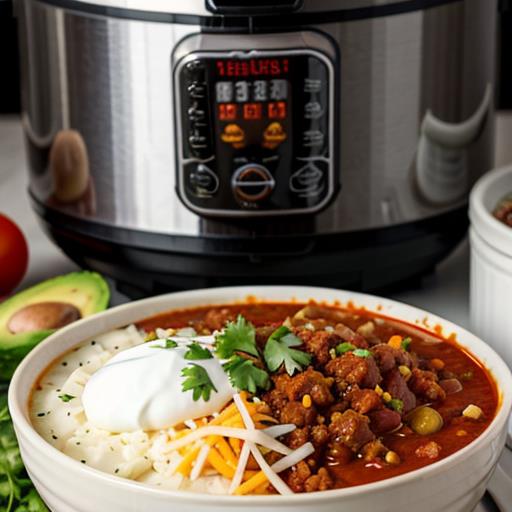 Keto Chili, Slow Cooker Recipe, Low Carb Comfort Food, Easy Dinner Idea, Healthy Meal Option