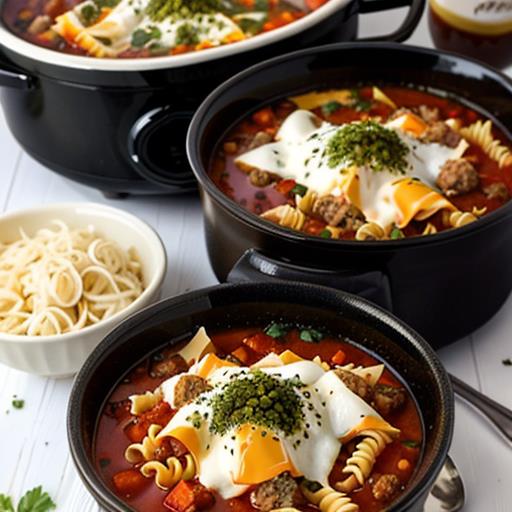 Lasagna Soup, Crock Pot Recipe, Italian Sausage, Spicy Flavorful, Comfort Food