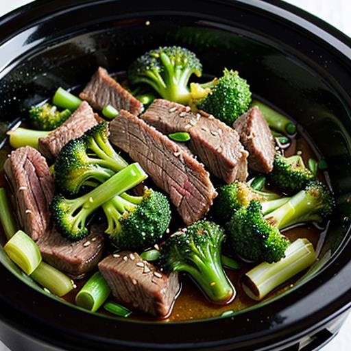 beef and broccoli recipe, healthier slow cooker, delicious beef dish, low-sodium option, nutritious dinner idea