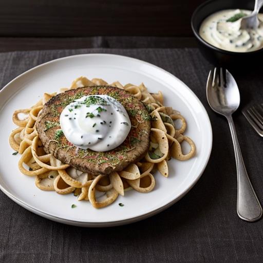 Beef Stroganoff Plating, Masterchef Tips, Presentation Techniques, Fine Dining, Gourmet Cuisine