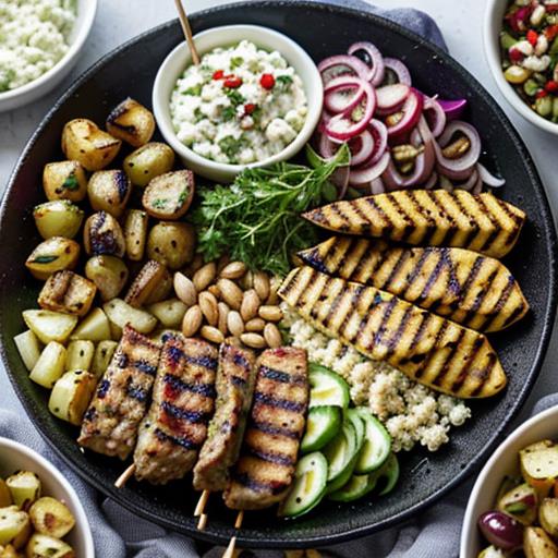 Mediterranean cuisine, Ground beef kabobs, Flavorful side dishes, Creative side dish ideas, Easy Mediterranean recipes