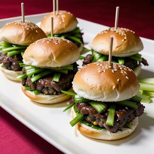 Mongolian Beef Sliders, Crock Pot Recipe, Perfect Party Appetizer, Easy Slow Cooker Dish, Flavorful Appetizer