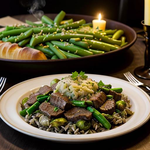 Beef Stroganoff sides, Side dish ideas, Beef Stroganoff pairing, Delicious side dishes, Beef Stroganoff meal.