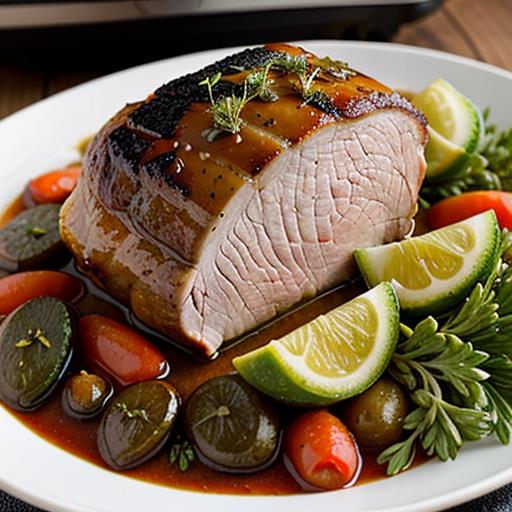 Slow Cooker Pork Roast, Tender Meat, Juicy Results, Flavorful Seasoning, Cooking Process