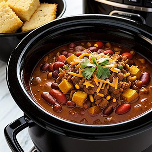 Slow Cooker Turkey Chili, Flavorful Comfort Food, Hearty Ingredients, Easy Crockpot Recipe, Homemade Turkey Chili