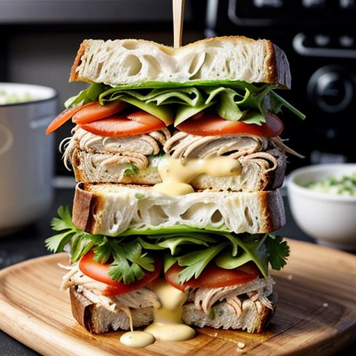 Ranch Chicken, Crock Pot, Sandwiches, Easy Lunch, Flavorful Recipe