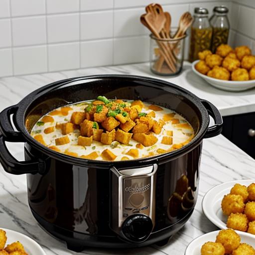 Ranch Chicken, Crock Pot, Tater Tot Casserole, Kid-Friendly, Dinner