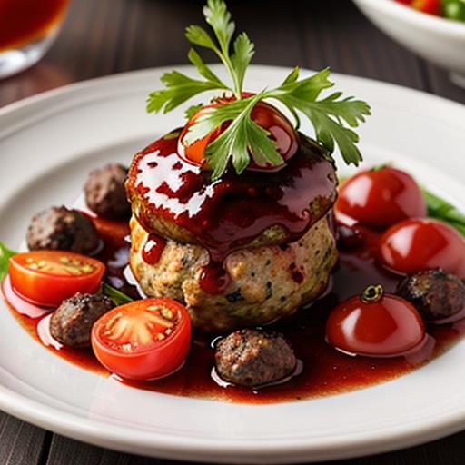 Meatballs with Grape Jelly, Serving Suggestions, Appetizer Plating, Garnishes, Flavor Combinations