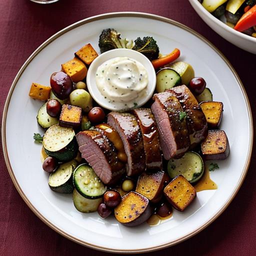 Pork Tenderloin, Side Dishes, Sauces, Roasted Vegetables, Mustard Cream Sauce