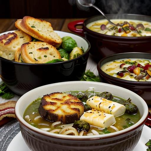 crock pot onion soup, side dishes, accompaniments, serving suggestions, perfect combinations