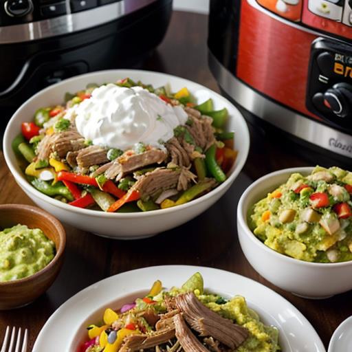 Shredded Pork, Crockpot Fajitas, Flavorful Recipe, Slow Cooking, Festive Meal