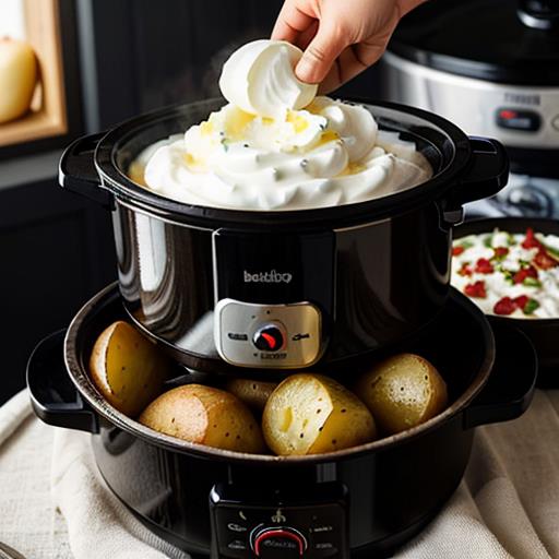 Slow Cooker Baked Potatoes, Fluffy Perfection, Easy Recipe, Comfort Food, Slow Cooking