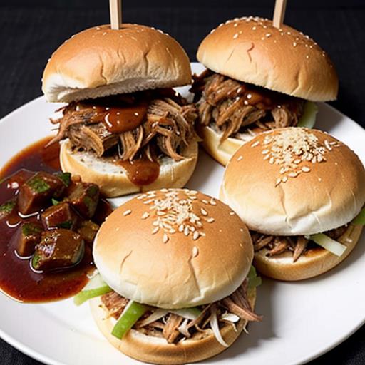 Slow Cooker Pulled Pork, BBQ Sliders, Bite-Sized Appetizers, Party Food, Easy Crockpot Recipes